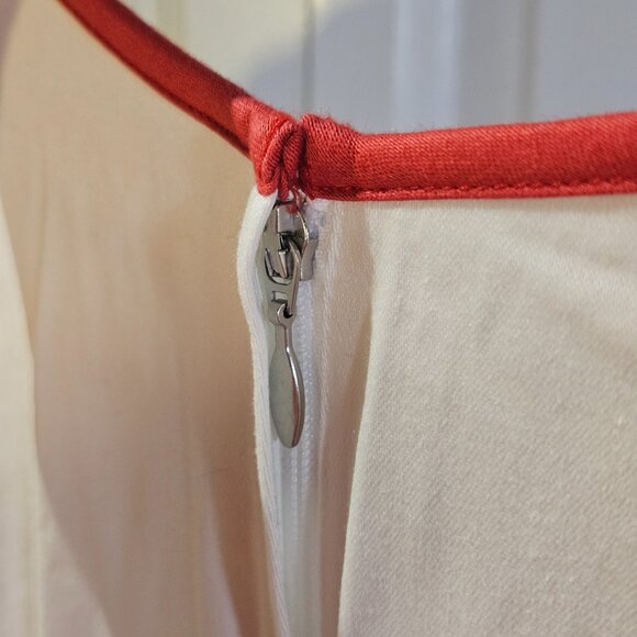 Disney Parks Dress Shop Mary Poppins Jolly Holiday Red White Cosplay 1X NWT +Hat - Picture 8 of 16